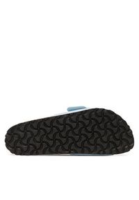 Birkenstock Klapki Madrid Big Buckle Hex 1030364 Błękitny. Kolor: niebieski. Materiał: skóra #3