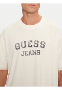 Guess T-Shirt M4BI78 K8FQ4 Écru Oversize. Materiał: bawełna #4