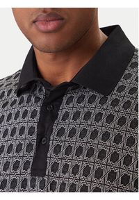 Karl Lagerfeld - KARL LAGERFELD Polo 745006 561202 Czarny Regular Fit. Typ kołnierza: polo. Kolor: czarny. Materiał: bawełna #3