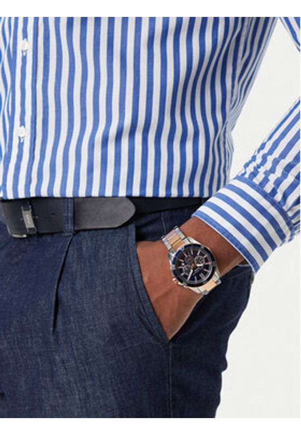 Armani Exchange Zegarek SPENCER AX1965 Srebrny. Kolor: srebrny