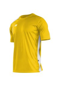 ZINA - Koszulka do piłki nożnej męska Zina Contra z krótkim rękawem. Kolor: wielokolorowy, biały, żółty. Długość rękawa: krótki rękaw. Długość: krótkie