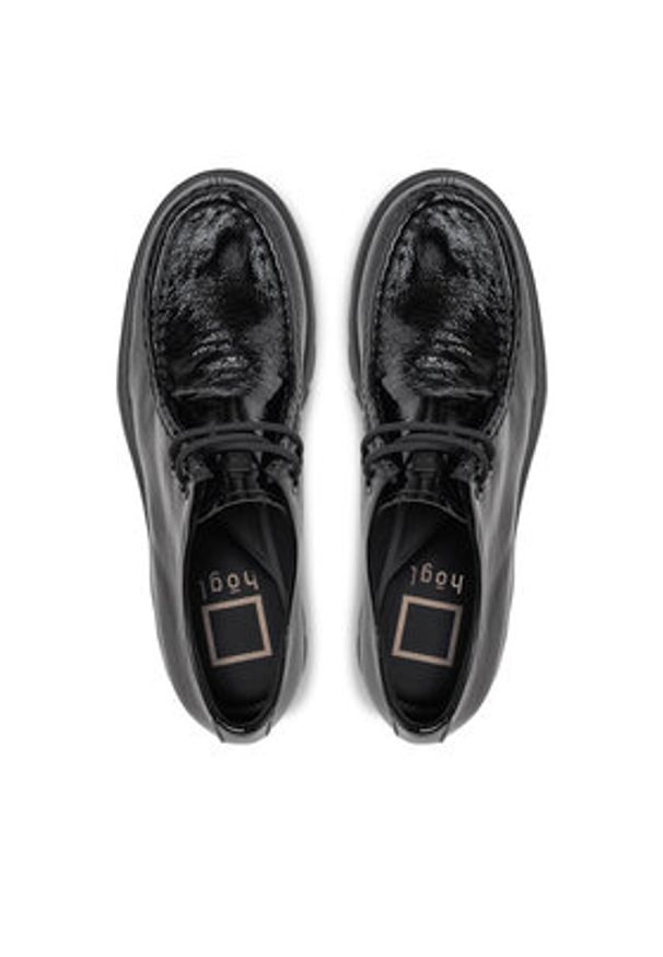HÖGL Loafersy Sally 8-102415 Czarny. Kolor: czarny. Materiał: lakier, skóra