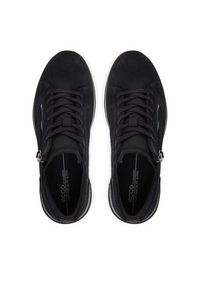 ecco - ECCO Sneakersy 22381350472 Czarny. Kolor: czarny. Materiał: zamsz, skóra #4