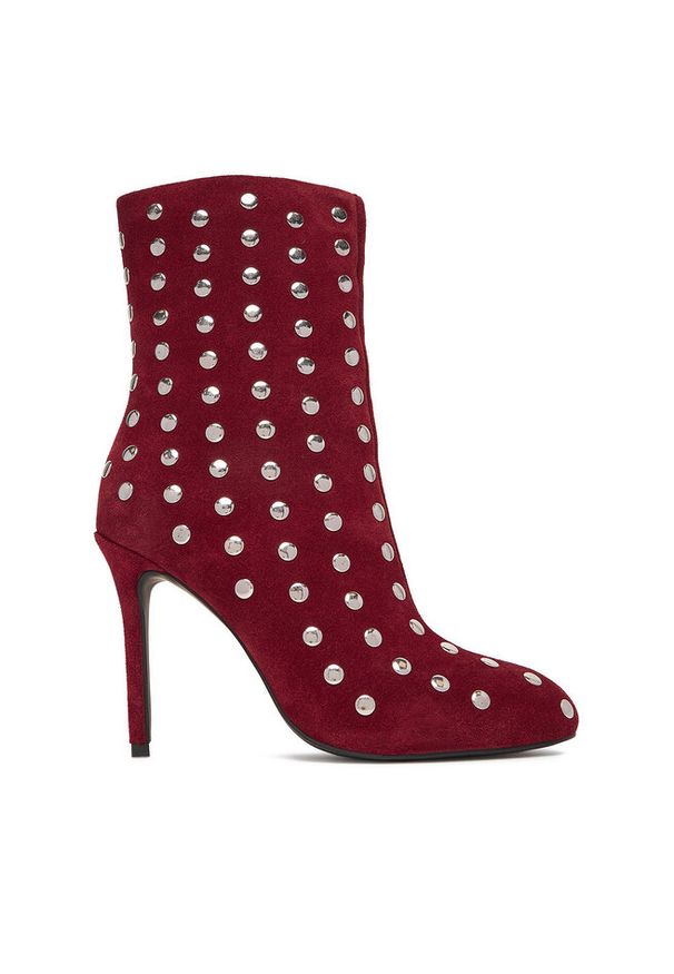 Botki Eva Minge. Kolor: czerwony