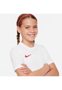 Koszulka treningowa chłopięca Nike Park Vii. Kolor: biały. Długość rękawa: krótki rękaw. Długość: krótkie