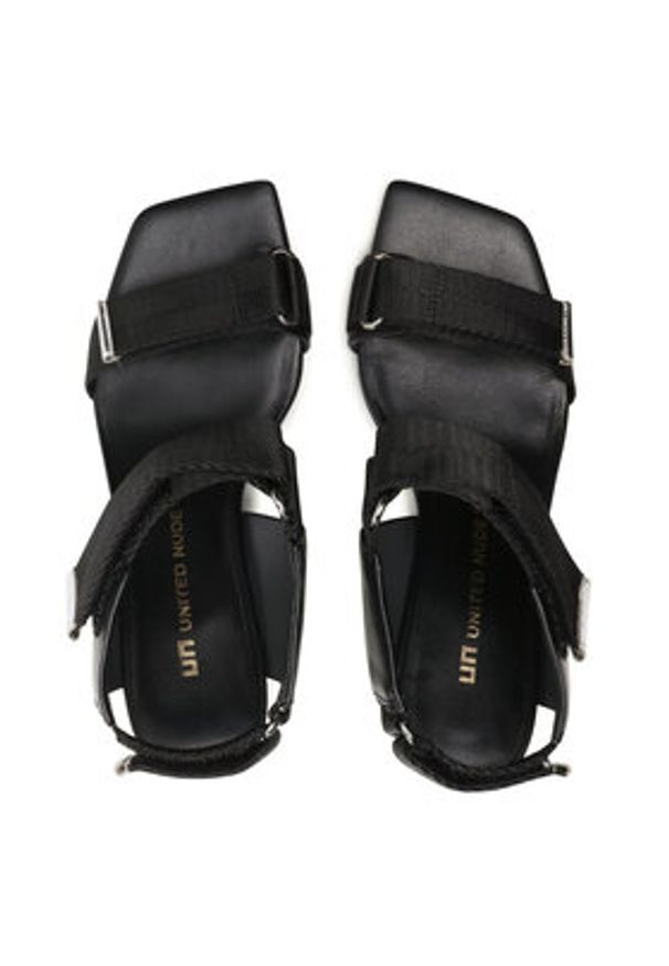 United Nude Sandały Rockit Run 106170115612 Czarny. Kolor: czarny. Materiał: skóra