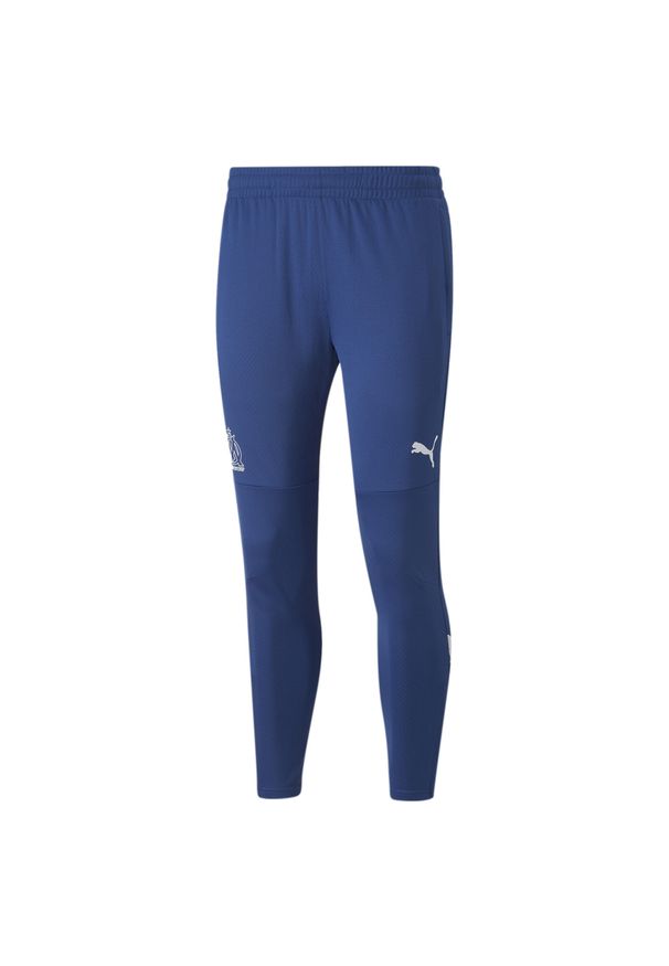 Puma - Spodnie treningowe om 2022/23. Kolor: niebieski, biały, wielokolorowy