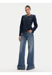 Versace Jeans Couture Jeansy 78HAB561 Niebieski Wide Leg. Kolor: niebieski