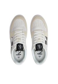 Calvin Klein Jeans Sneakersy Bold Platf Low Lace Mix Nbs Dc YW0YW01432 Biały. Kolor: biały