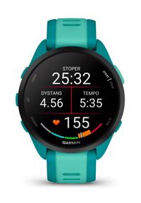 GARMIN - Garmin Forerunner 165 Music Turkusowy. Kolor: turkusowy
