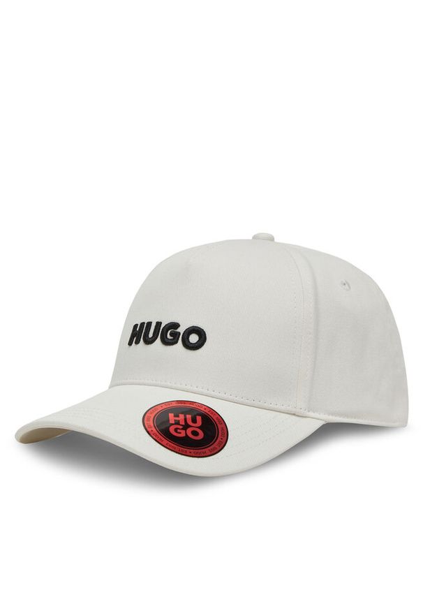 Hugo - Czapka z daszkiem HUGO. Kolor: biały