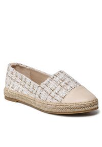 DeeZee Espadryle WSS990-104 Beżowy. Kolor: beżowy. Materiał: skóra #3