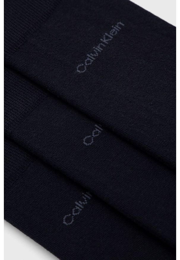 Calvin Klein skarpetki (3-pack). Kolor: niebieski