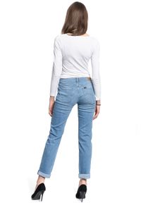 Lee - LEE MARION STRAIGHT DAMSKIE SPODNIE JEANSOWE LIGHT LOU L301QDXJ #5