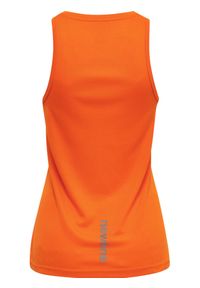 NewLine - Damski tank top Newline core running singlet. Kolor: pomarańczowy, żółty, wielokolorowy. Sport: bieganie