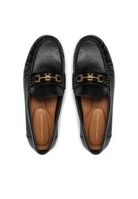 TOMMY HILFIGER - Tommy Hilfiger Mokasyny Soft Leather Horsebit Loafer FW0FW08414 Czarny. Kolor: czarny. Materiał: skóra #4