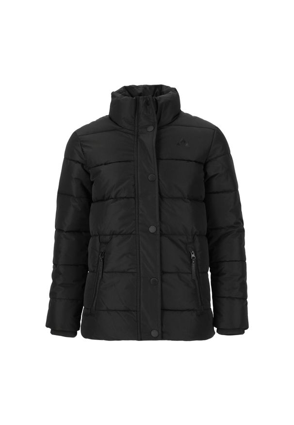 Dziecięca kurtka puchowa Whistler Amaret. Kolor: czarny. Materiał: puch. Styl: młodzieżowy, sportowy