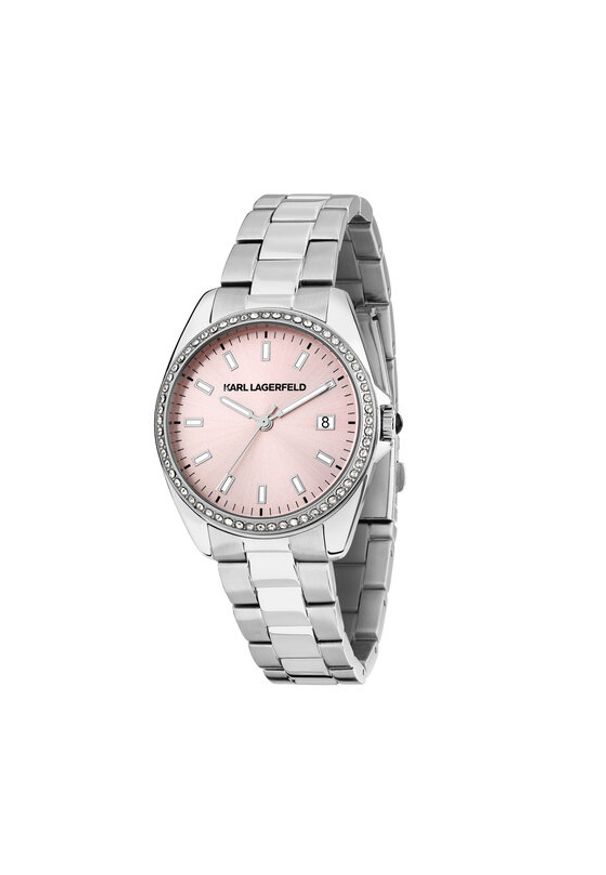 Karl Lagerfeld - KARL LAGERFELD Zegarek R0553101512 Srebrny. Kolor: srebrny