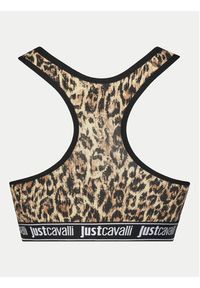 Just Cavalli Biustonosz top 78PAJU02 CJUT3 Brązowy. Kolor: brązowy. Materiał: bawełna