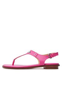MICHAEL Michael Kors Sandały Plate Thong 40U2MKFA1L Różowy. Kolor: różowy. Materiał: skóra #6
