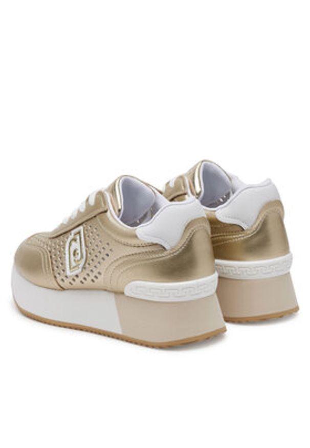 Liu Jo Sneakersy Dreamy 11 BA5103 PX659 Złoty. Kolor: złoty. Materiał: skóra