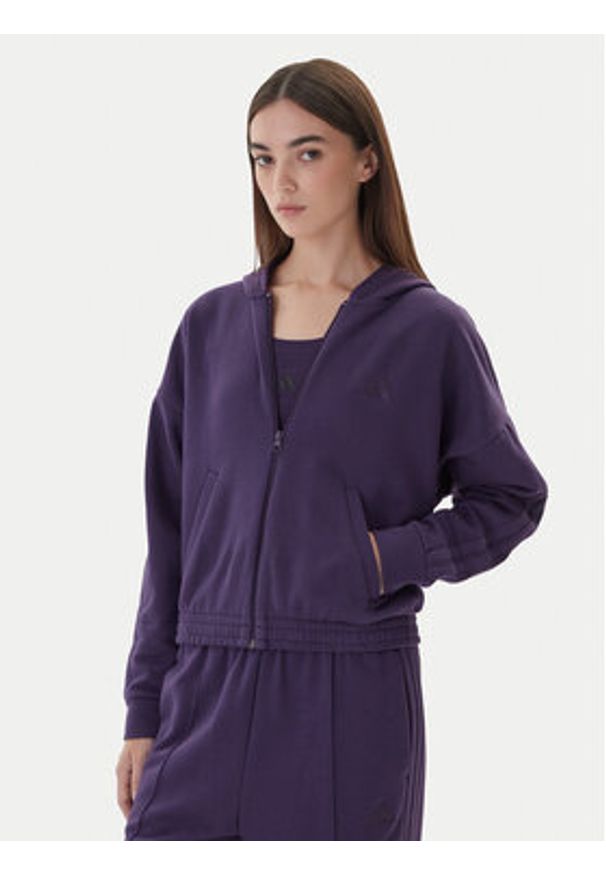 Adidas - adidas Dres Energize JX0536 Fioletowy Regular Fit. Kolor: fioletowy. Materiał: syntetyk, bawełna