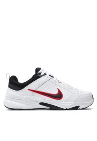 Nike - NIKE DEFY ALL DAY Sneakersy męskie. Okazja: na co dzień, na spacer. Kolor: biały. Materiał: guma, skóra. Szerokość cholewki: normalna. Sport: turystyka piesza, fitness
