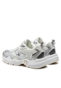 Calvin Klein Jeans Sneakersy Retro Tennis Low Lace Mh Ml Mr YW0YW01381 Biały. Kolor: biały #5