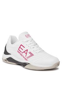 EA7 Emporio Armani Sneakersy X8X079 XK203 S878 Biały. Kolor: biały. Materiał: skóra #4