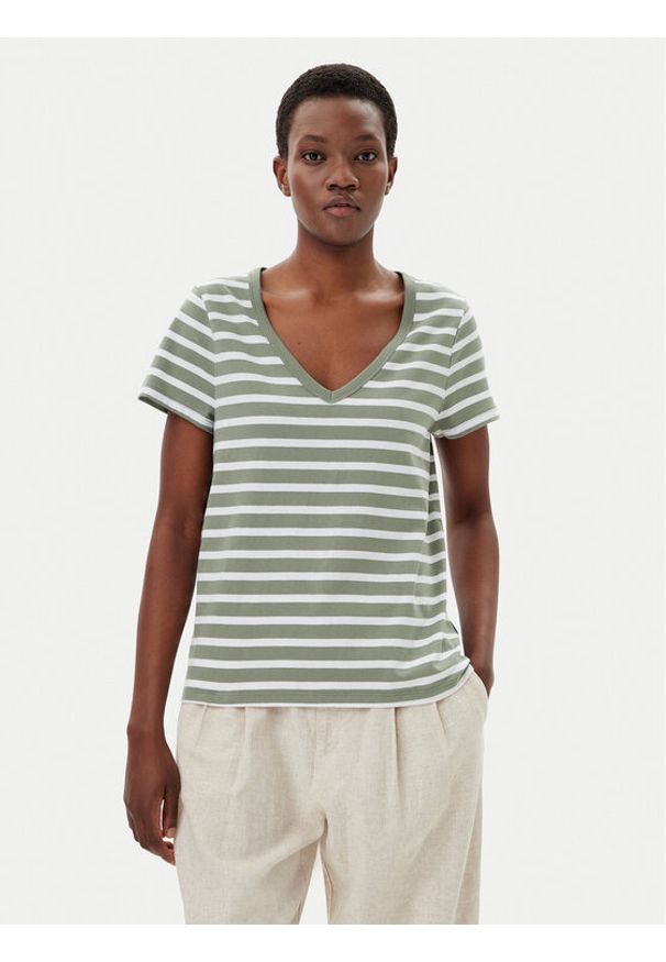 GAP - Gap T-Shirt 721625-01 Zielony Regular Fit. Kolor: zielony. Materiał: bawełna