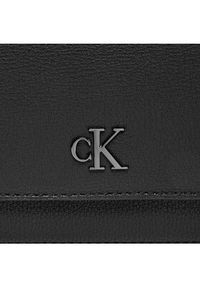 Calvin Klein Jeans Torebka Minimal Monogram Ew K60K612260 Czarny. Kolor: czarny. Materiał: skórzane