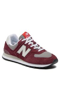 New Balance Sneakersy U574BGH Bordowy. Kolor: czerwony. Materiał: materiał. Model: New Balance 574