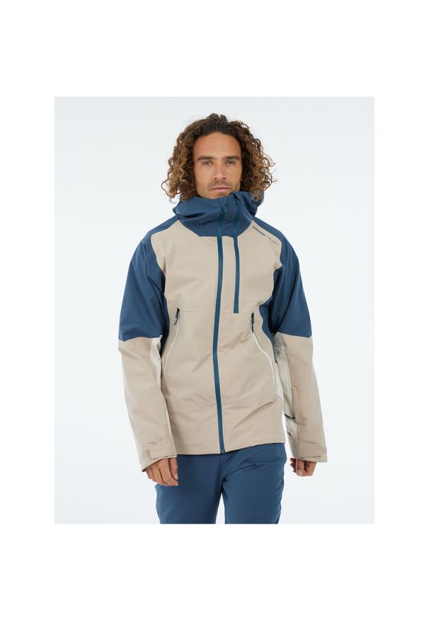 Protest - Kurtka narciarska/snowboardowa z kapturem zapinana na zamek męska PROTEST. Typ kołnierza: kaptur. Kolor: beżowy. Sezon: zima. Sport: narciarstwo, snowboard