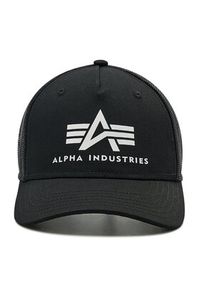 Alpha Industries Czapka z daszkiem Basic Trucker Cap 186902 Czarny. Kolor: czarny. Materiał: materiał #6