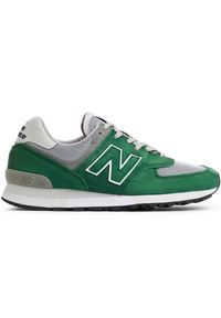 Buty męskie New Balance OU576GGK – zielone. Kolor: zielony. Materiał: materiał, syntetyk, skóra. Szerokość cholewki: normalna #1