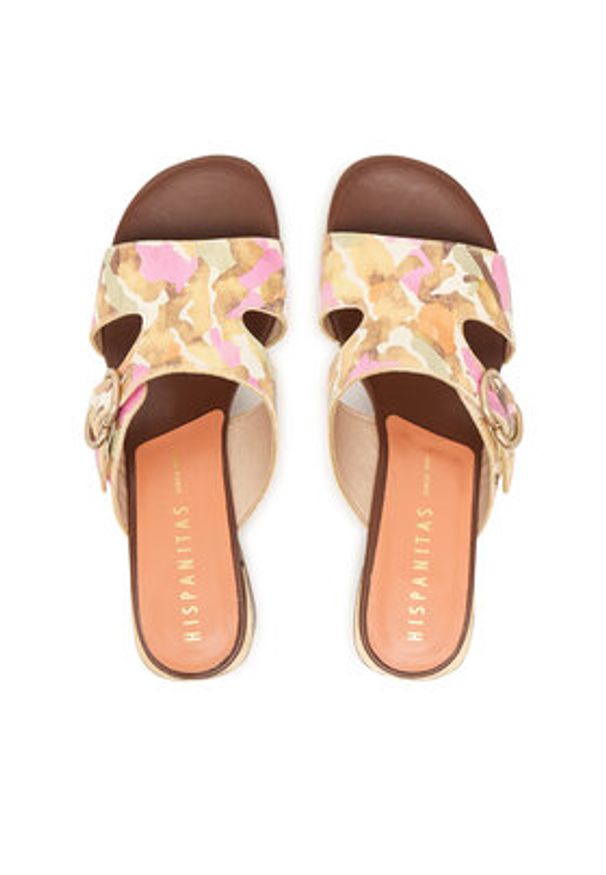 Hispanitas Klapki HV264633 C001 Kolorowy. Materiał: materiał. Wzór: kolorowy
