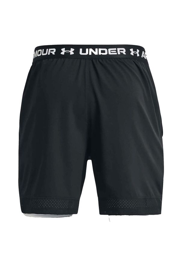 Krótkie Spodnie 2W1 Sts Under Armour Ua Vanish Woven Dorosłych. Kolor: czarny. Materiał: elastan, poliester. Długość: krótkie. Sport: bieganie