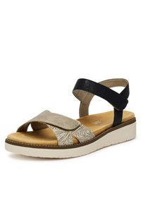 Remonte Sandały D2049-63 Beżowy. Kolor: beżowy. Materiał: syntetyk, materiał #4
