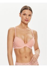 Calvin Klein Underwear Biustonosz push-up 000QF6394E Koralowy. Kolor: pomarańczowy. Materiał: syntetyk. Rodzaj stanika: push-up