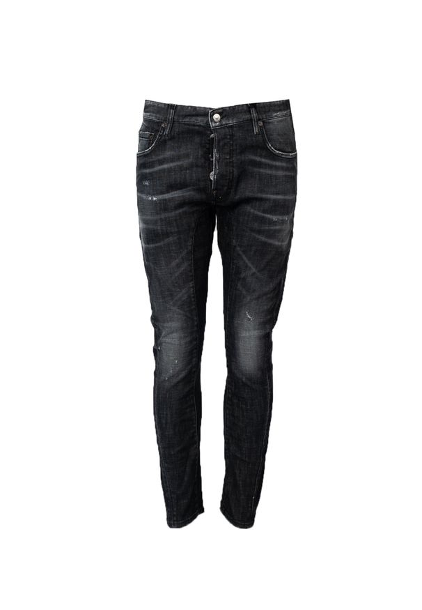 DSQUARED2 - Dsquared2 Jeansy "Tidy Biker Jean" | S71LB1140 | Mężczyzna | Czarny. Kolor: czarny. Długość: długie. Styl: elegancki