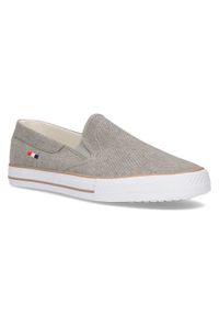 Tenisówki slip-on Filippo Mtn210/21 Gr szare. Okazja: do pracy. Zapięcie: bez zapięcia. Kolor: szary. Materiał: guma, skóra, materiał, bawełna, kauczuk. Szerokość cholewki: normalna. Sezon: lato #6