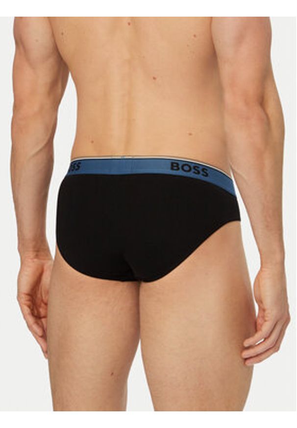 BOSS Komplet slipów 50554683 Czarny. Kolor: czarny. Materiał: bawełna