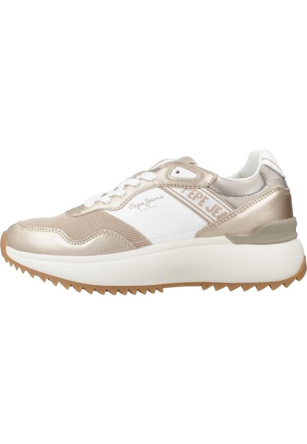 Pepe Jeans - Buty PEPE JEANS KIMI MESH W Złoty. Kolor: żółty. Materiał: mesh. Styl: sportowy