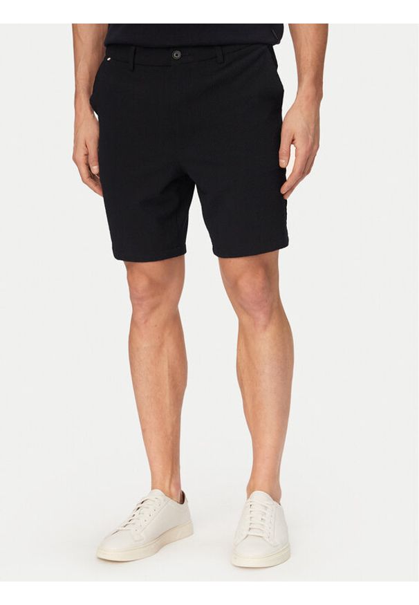 BOSS Szorty materiałowe H-Kane1 50558060 Granatowy Modern Fit. Kolor: niebieski. Materiał: syntetyk