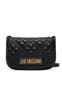 Love Moschino - LOVE MOSCHINO Torebka JC4139PP1MLA0000 Czarny. Kolor: czarny. Materiał: skórzane