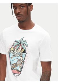 Jack & Jones - Jack&Jones T-Shirt Eljah 12268472 Biały Relaxed Fit. Kolor: biały. Materiał: bawełna #3