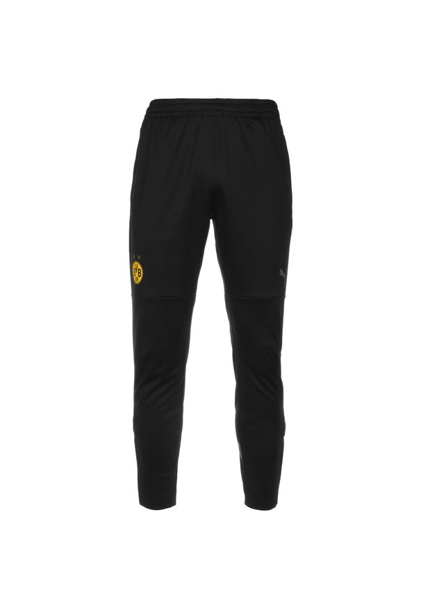 Puma - Spodnie treningowe Borussia Dortmund 2022/23. Kolor: czarny. Materiał: dresówka. Sport: piłka nożna