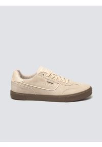 Big-Star - Sneakersy męskie beżowe TT174094 801. Nosek buta: okrągły. Zapięcie: sznurówki. Kolor: beżowy. Materiał: guma, materiał #1