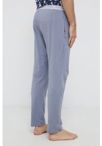 Calvin Klein Underwear Spodnie piżamowe męskie gładka. Kolor: niebieski. Materiał: dzianina. Wzór: gładki