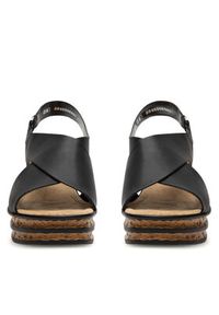 Rieker Sandały 68189-00 Czarny. Kolor: czarny. Materiał: syntetyk #6